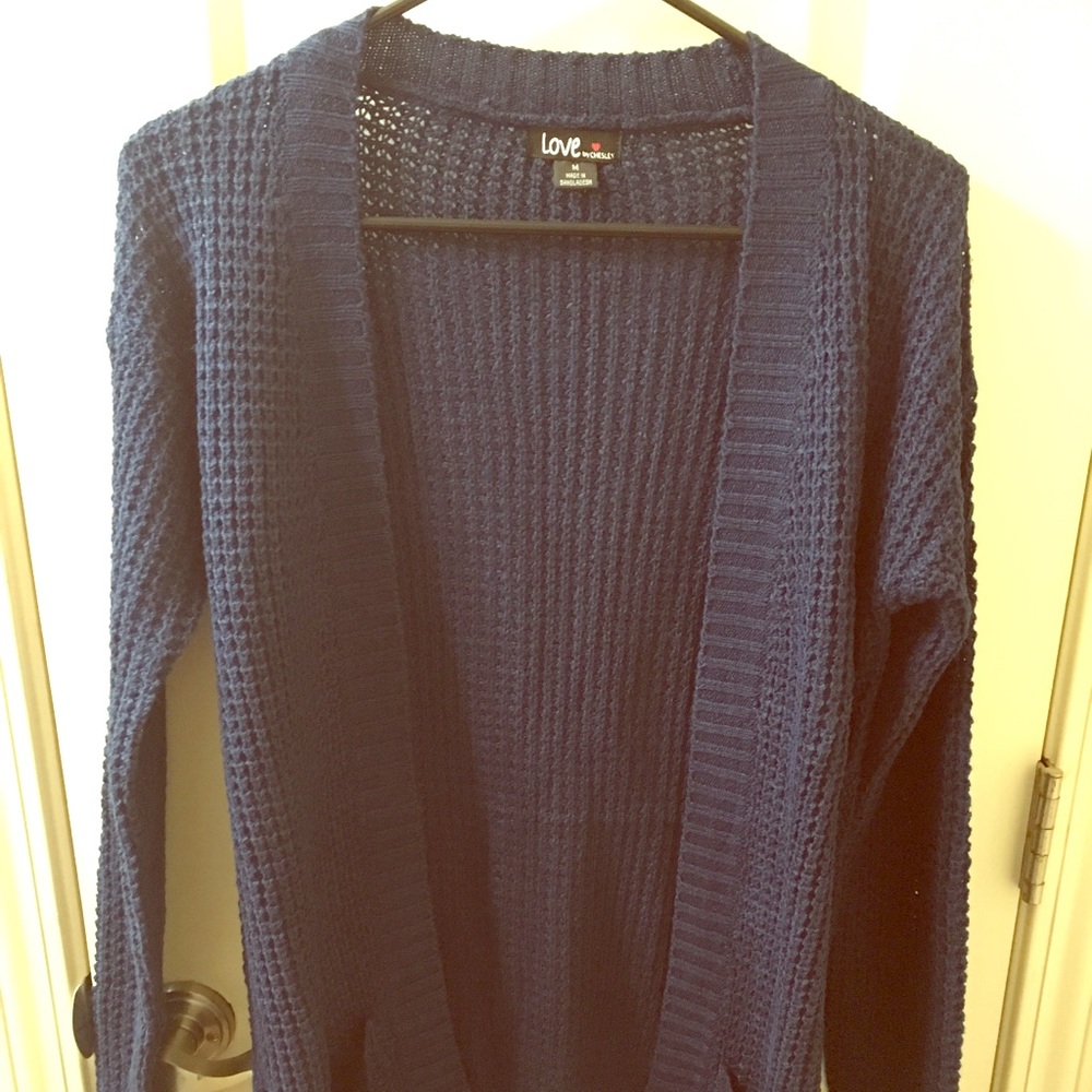 NWOT Dark Blue Cardigan